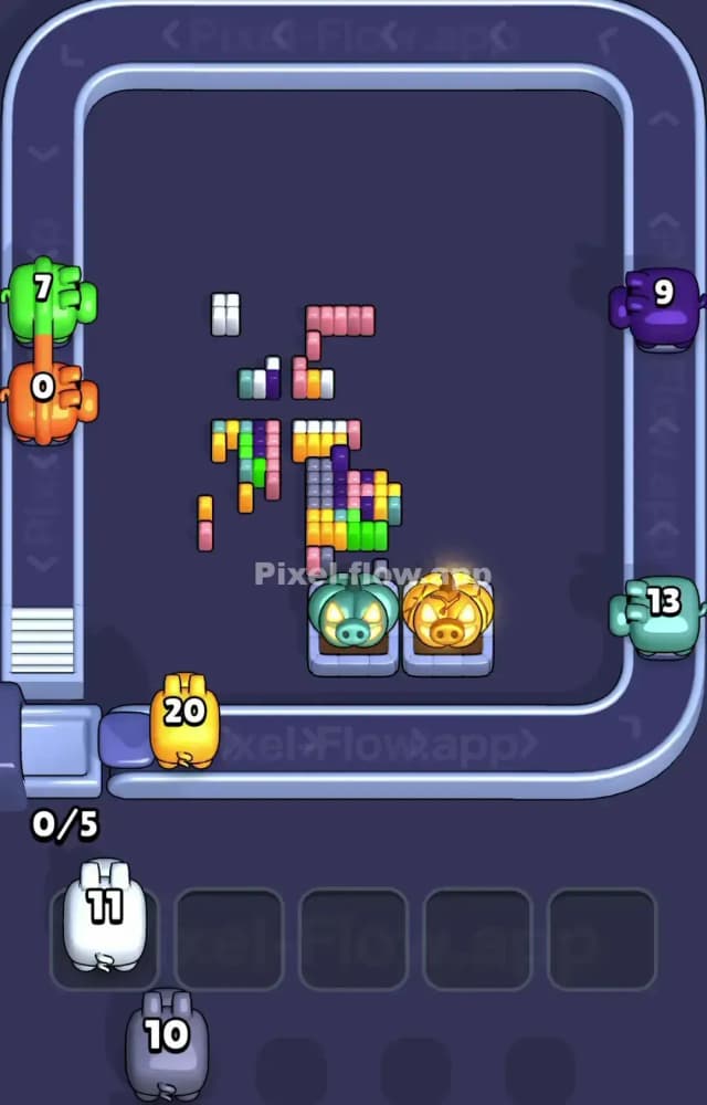 Pixel Flow Level 1507 Solution 3
