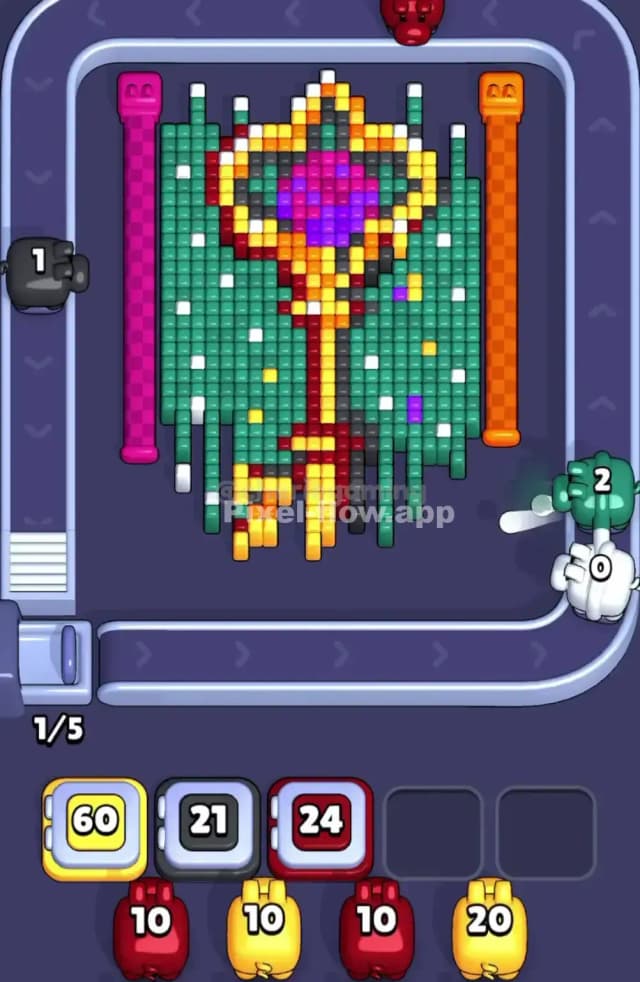 Pixel Flow Level 1804 Solution 1