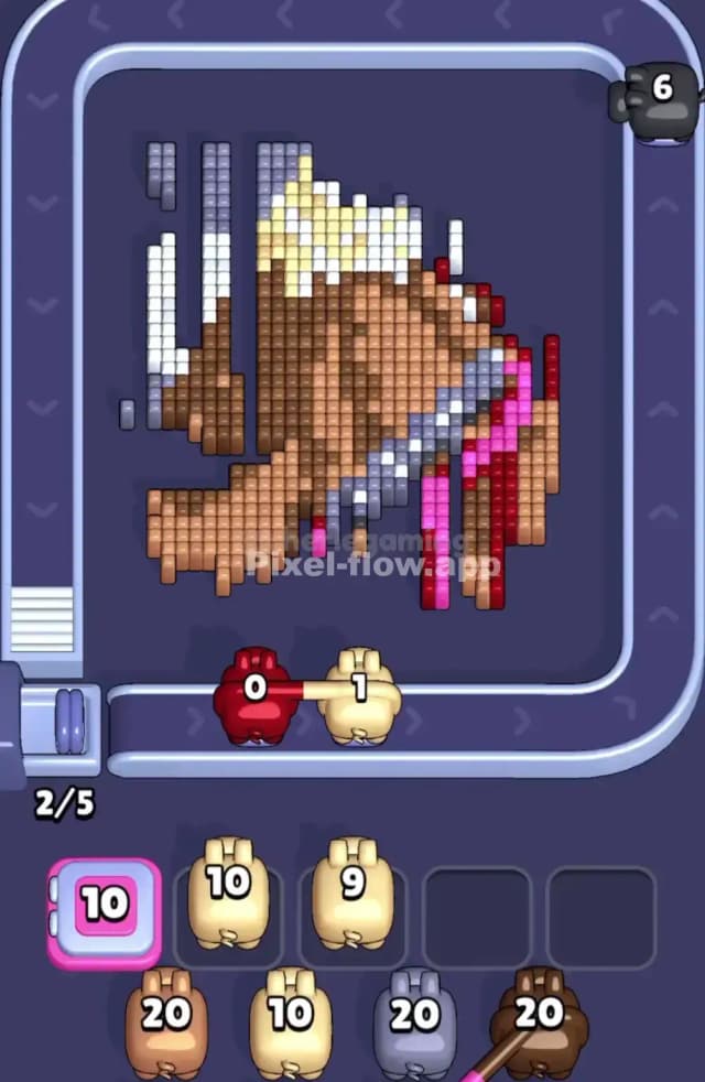 Pixel Flow Level 1899 Solution 2