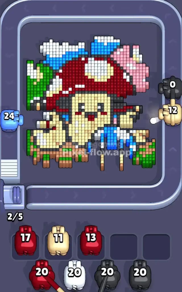 Pixel Flow Level 768 Solution 3