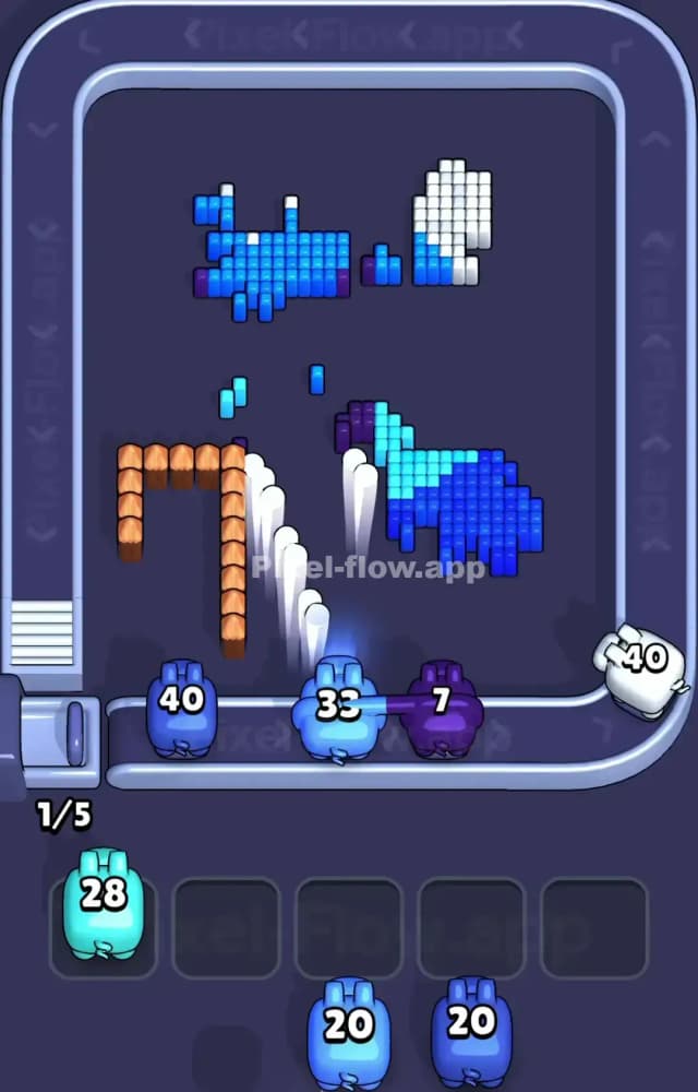 Pixel Flow Level 1521 Solution 3