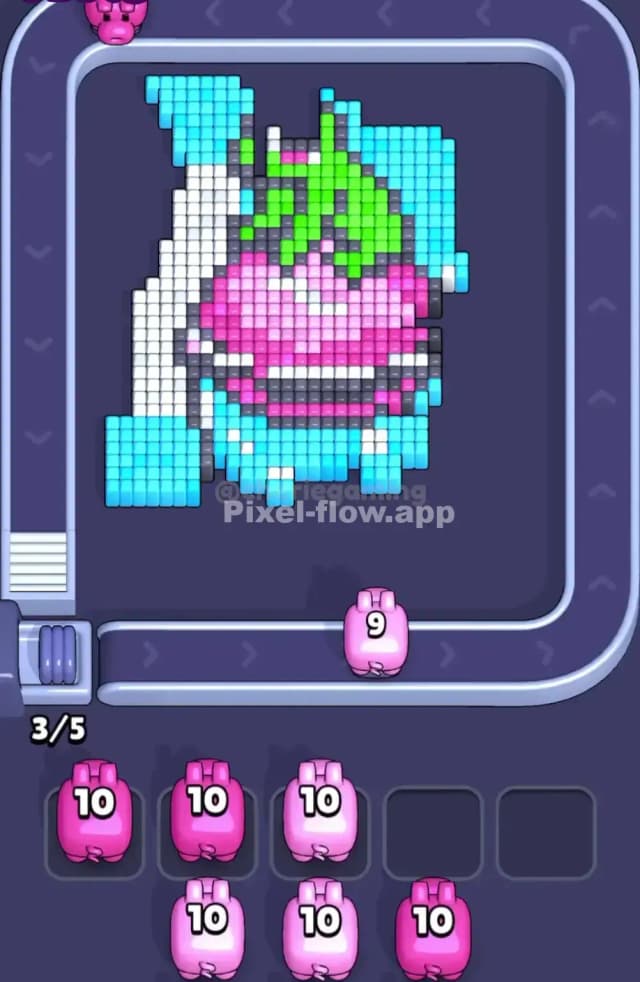 Pixel Flow Level 1682 Solution 1
