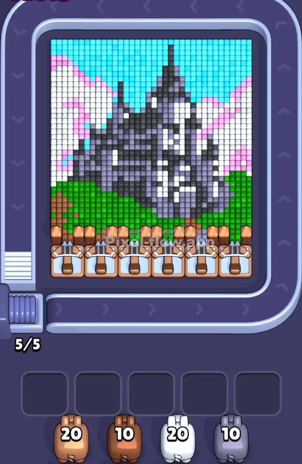Pixel Flow Level 1680 Screenshot