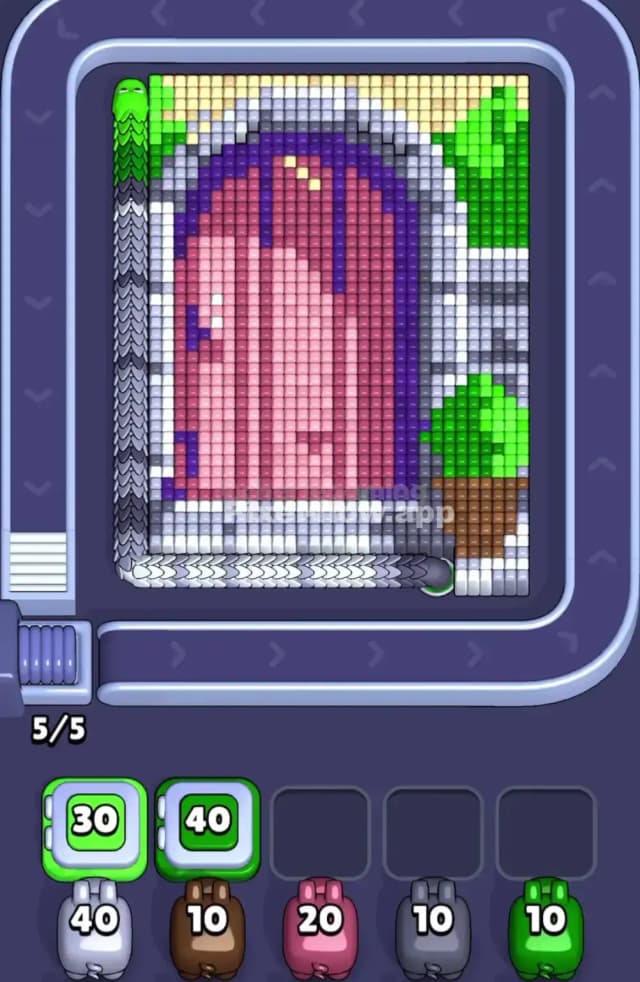 Pixel Flow Level 1819 Gameplay