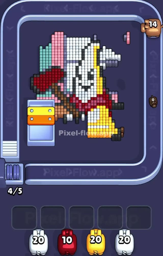 Pixel Flow Level 1476 Solution 1