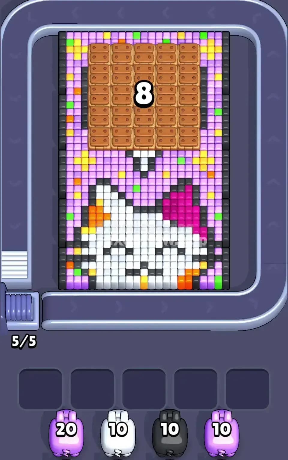 Pixel Flow Level 464 Screenshot