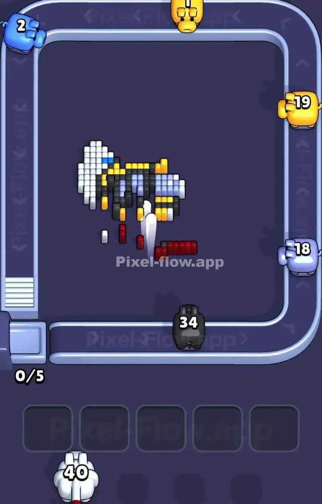 Pixel Flow Level 1473 Solution 3