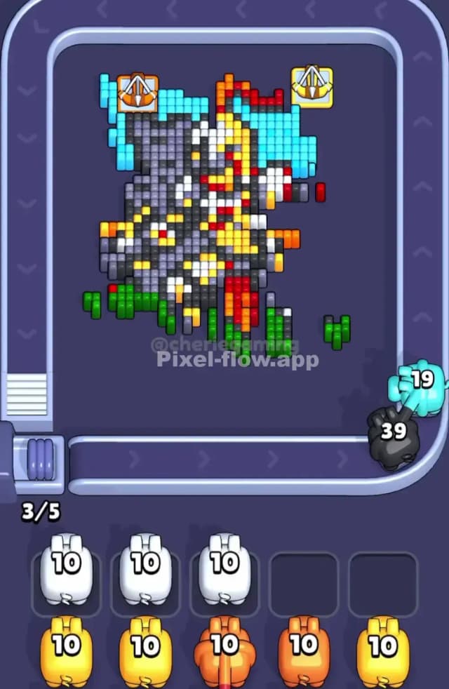 Pixel Flow Level 1844 Solution 2