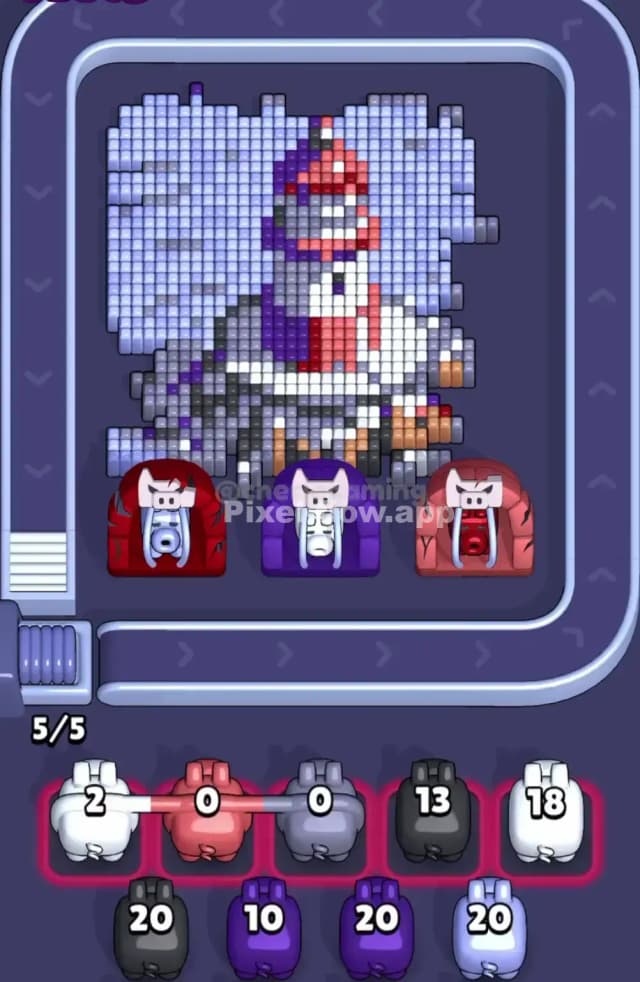 Pixel Flow Level 1794 Solution 1