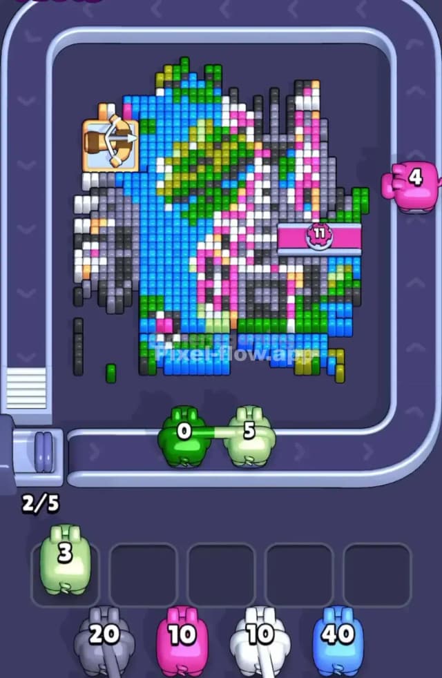 Pixel Flow Level 1683 Solution 1