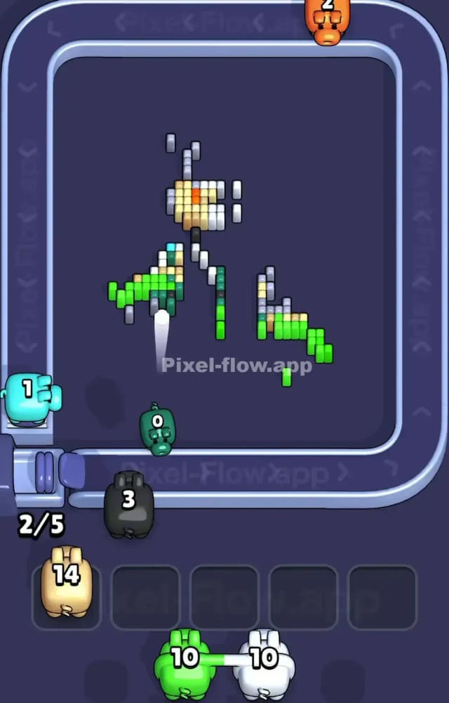 Pixel Flow Level 1536 Solution 3