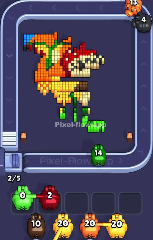 Pixel Flow Level 853 Solution 3