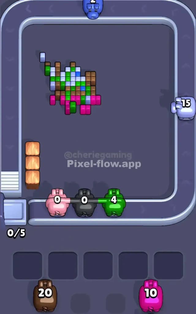 Pixel Flow Level 374 Solution 3