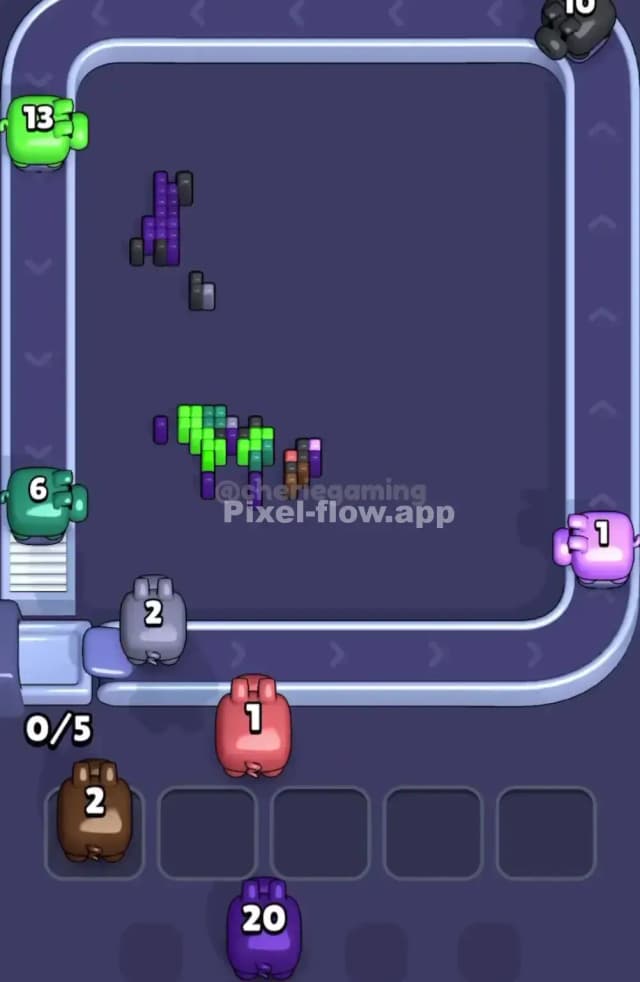 Pixel Flow Level 1859 Solution 3