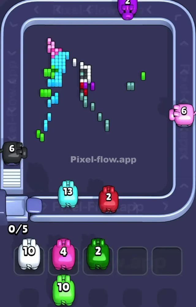 Pixel Flow Level 1546 Solution 3