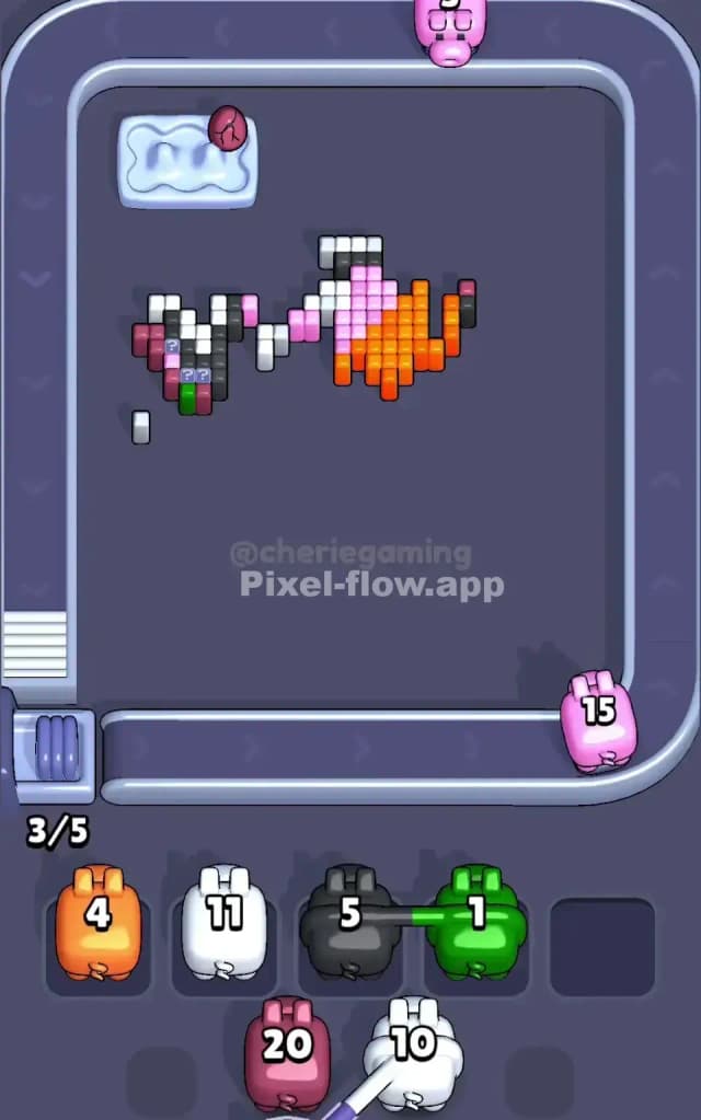 Pixel Flow Level 327 Solution 3