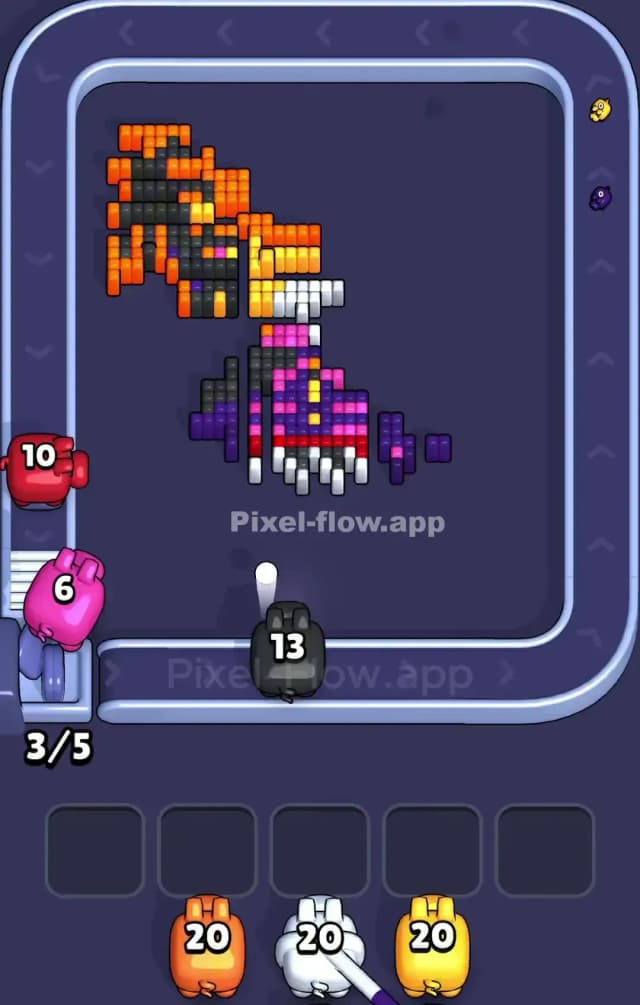 Pixel Flow Level 841 Solution 3