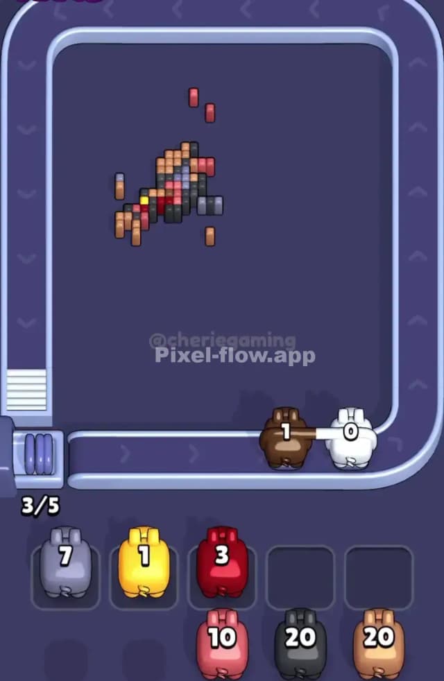 Pixel Flow Level 1880 Solution 3