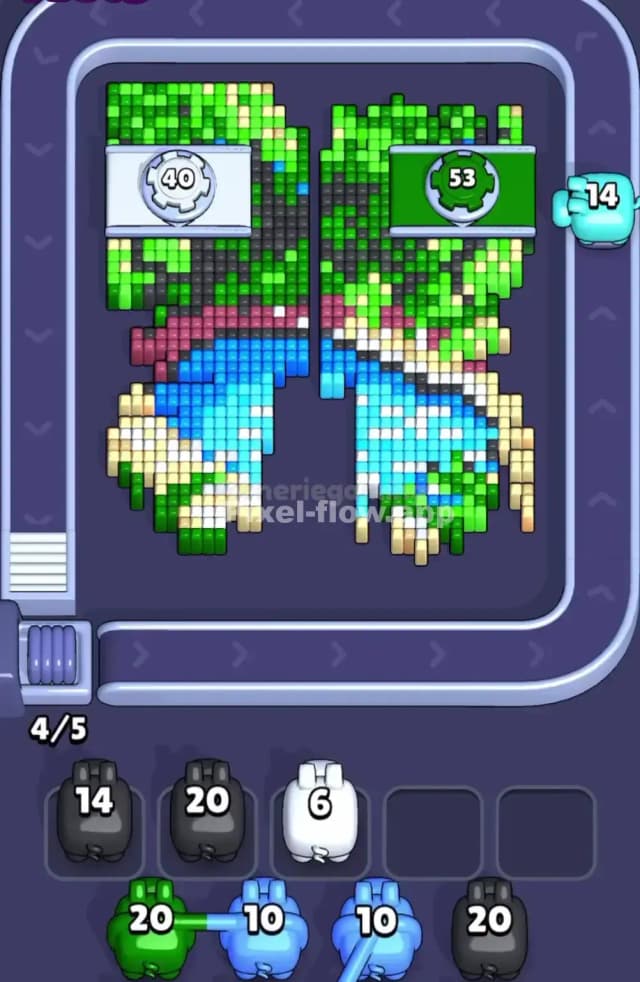 Pixel Flow Level 1686 Solution 1