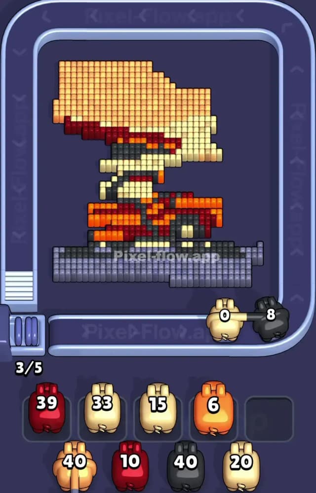 Pixel Flow Level 1406 Solution 2