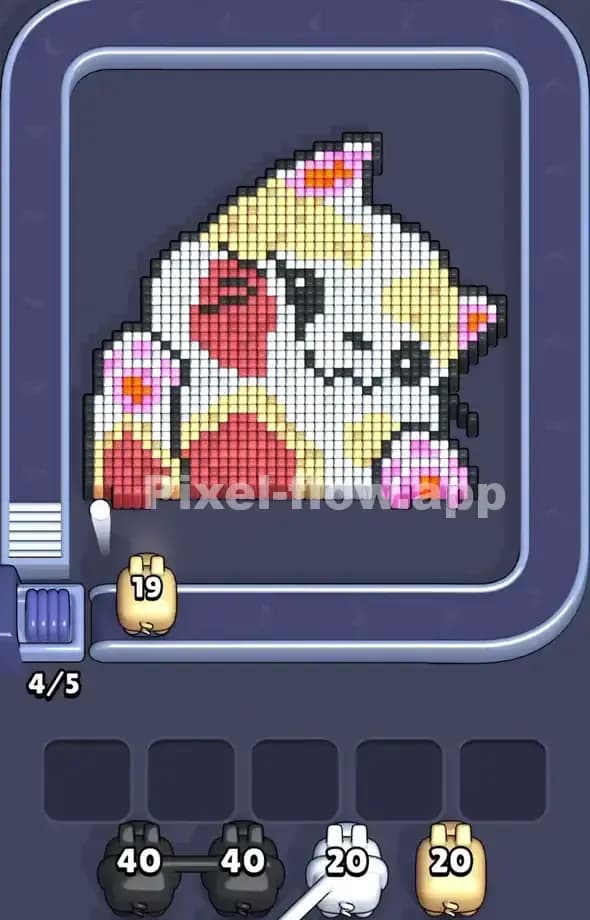 Pixel Flow Level 493 Gameplay