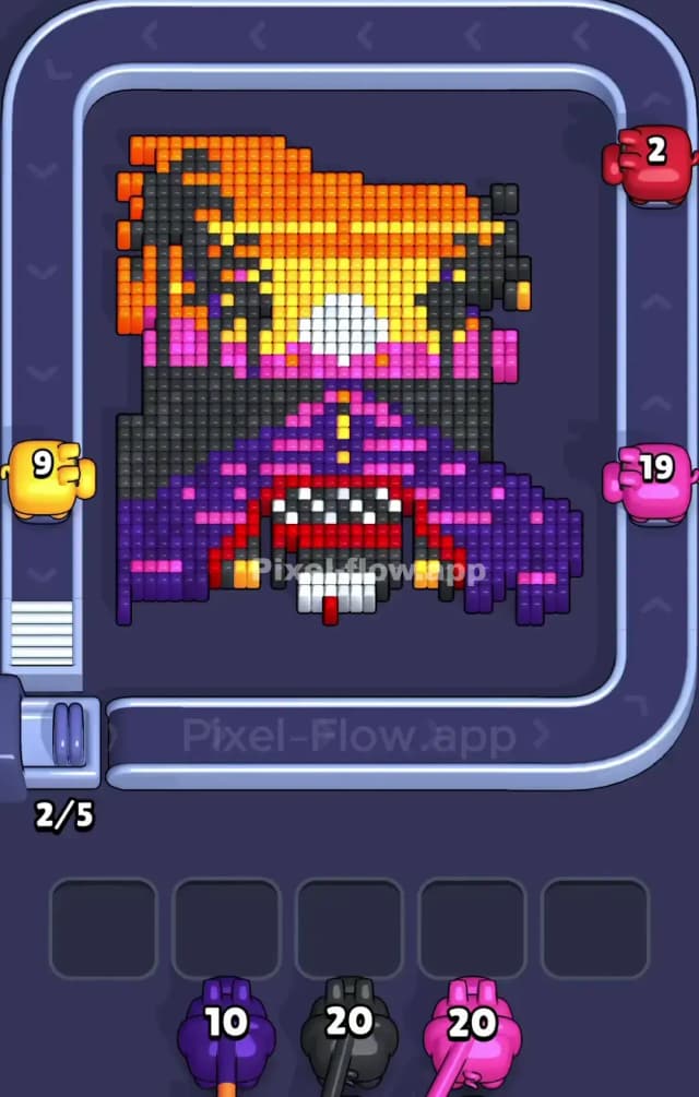Pixel Flow Level 841 Solution 1