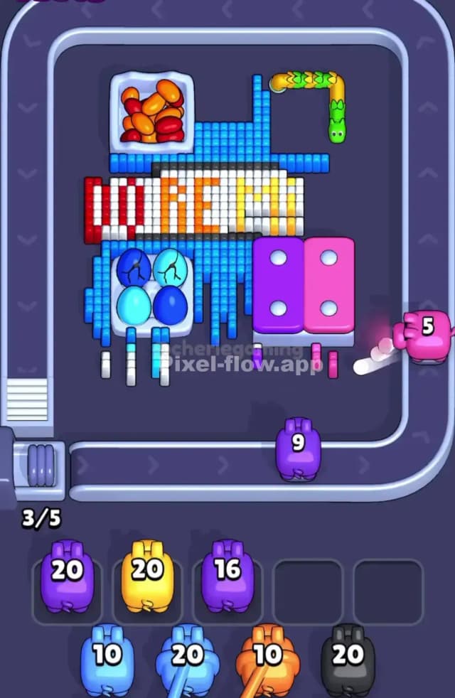 Pixel Flow Level 1612 Solution 2
