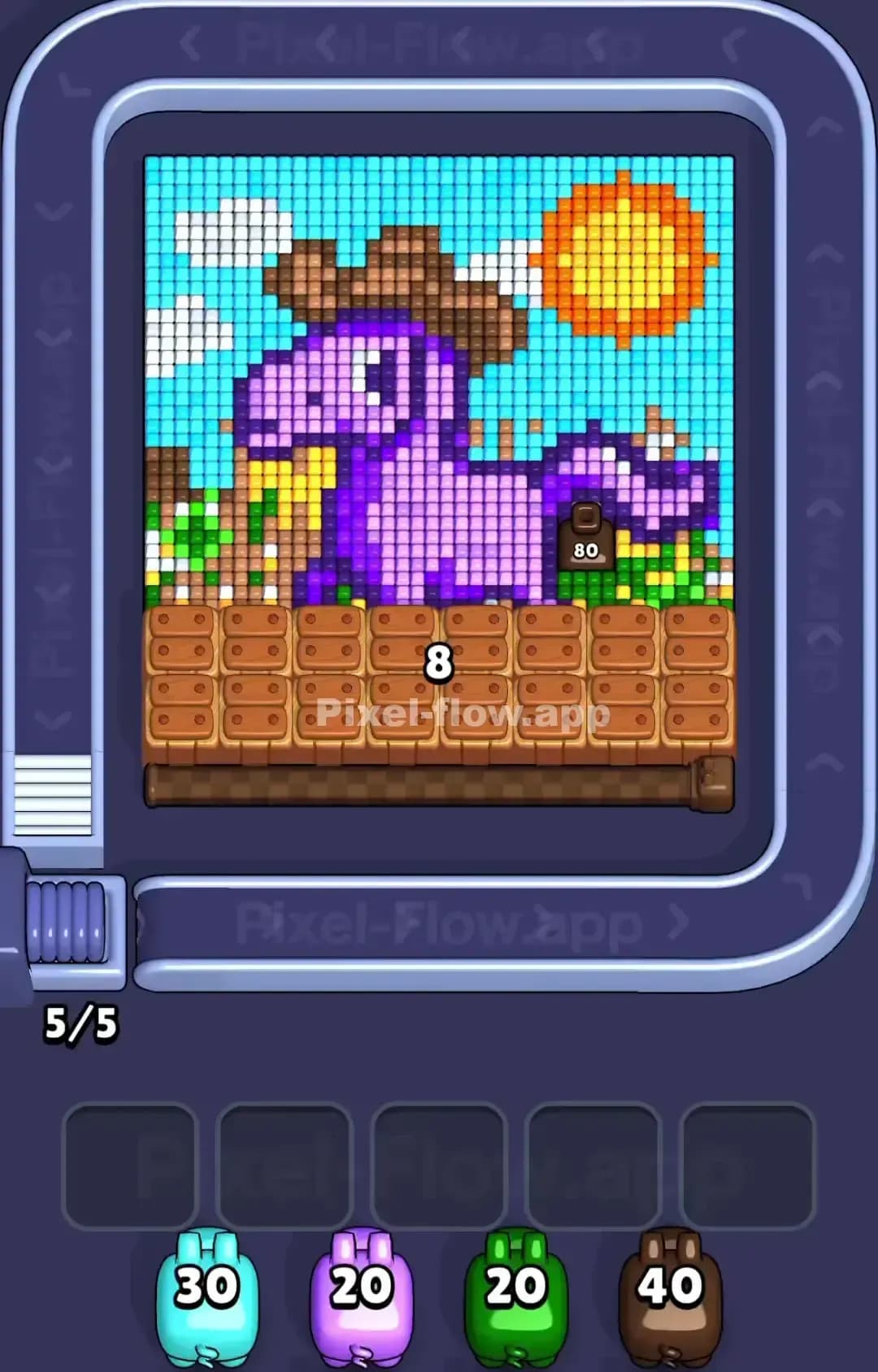 Pixel Flow Level 1522 Screenshot