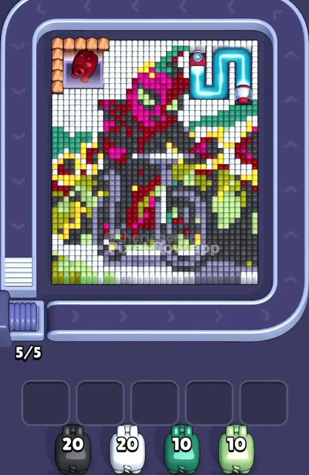 Pixel Flow Level 1858 Screenshot