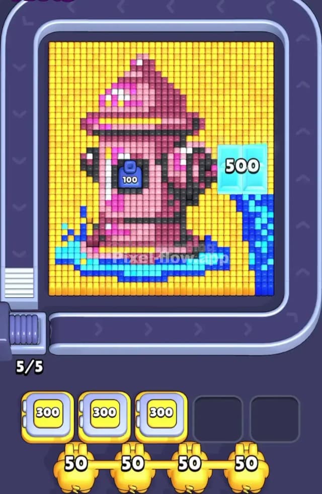 Pixel Flow Level 1877 Gameplay