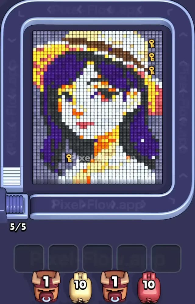 Pixel Flow Level 1573 Gameplay