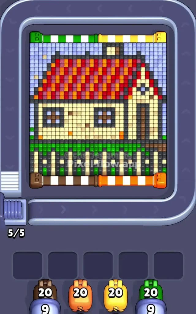 Pixel Flow Level 346 Gameplay