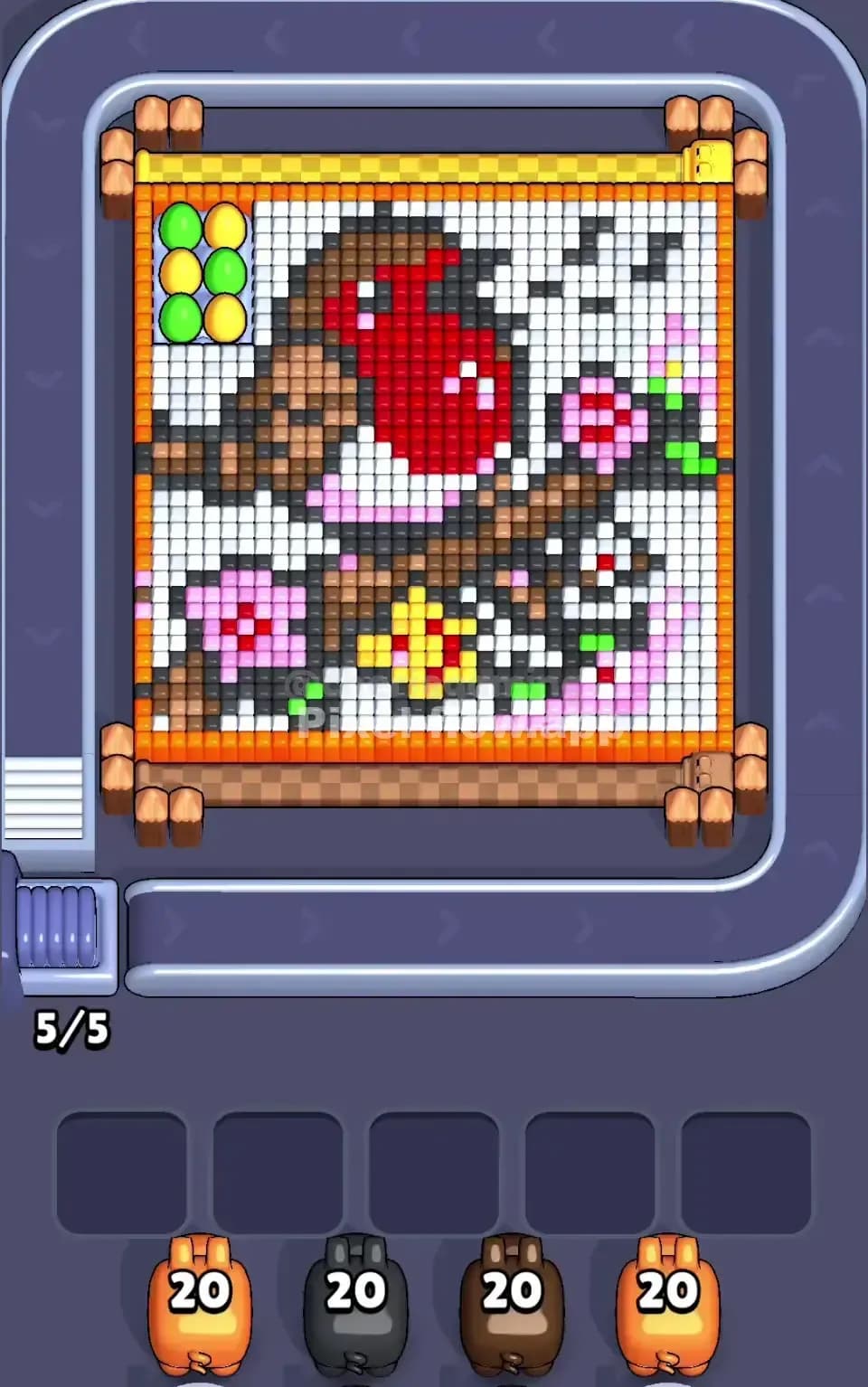 Pixel Flow Level 493 Screenshot