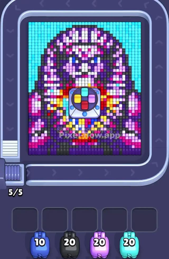 Pixel Flow Level 1869 Gameplay