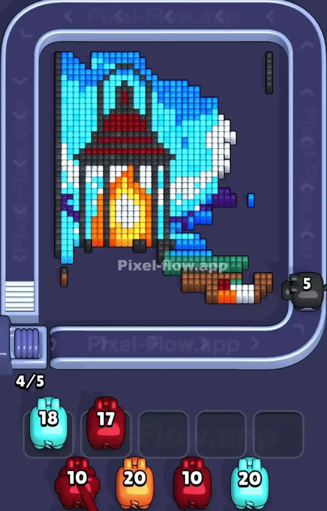 Pixel Flow Level 1569 Solution 2