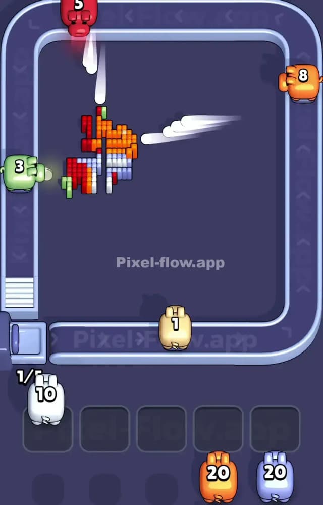 Pixel Flow Level 1020 Solution 3