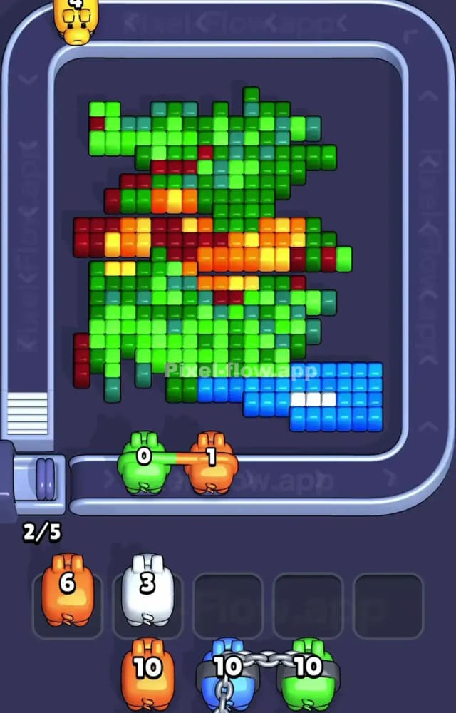 Pixel Flow Level 1189 Solution 2