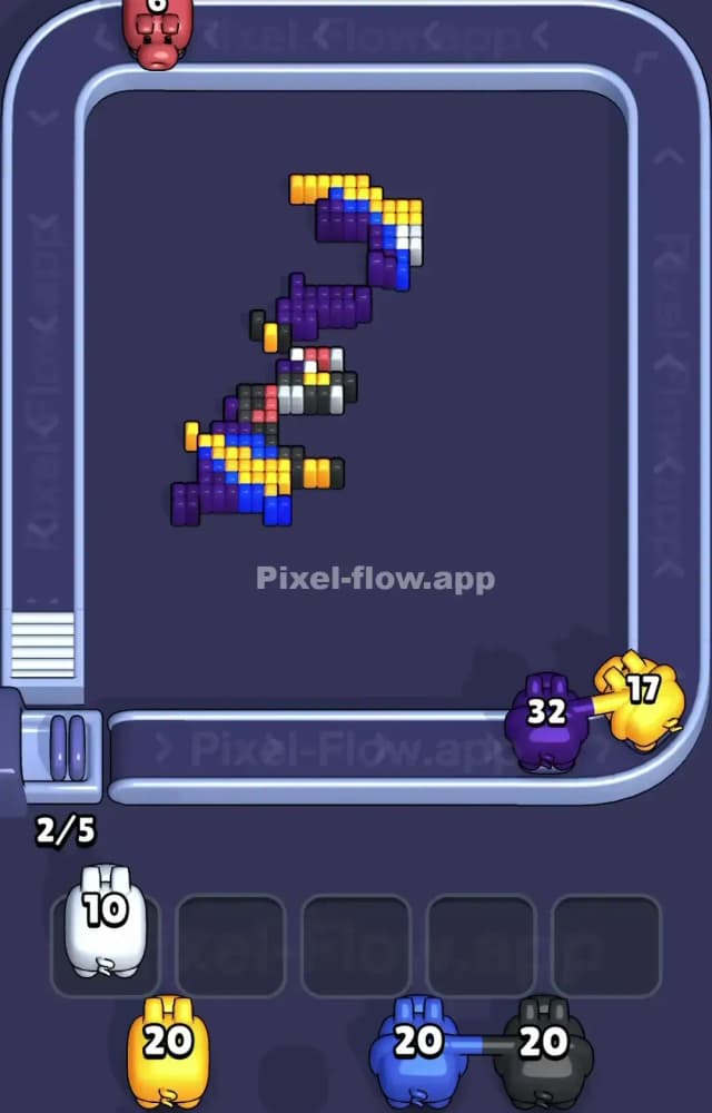 Pixel Flow Level 1151 Solution 3