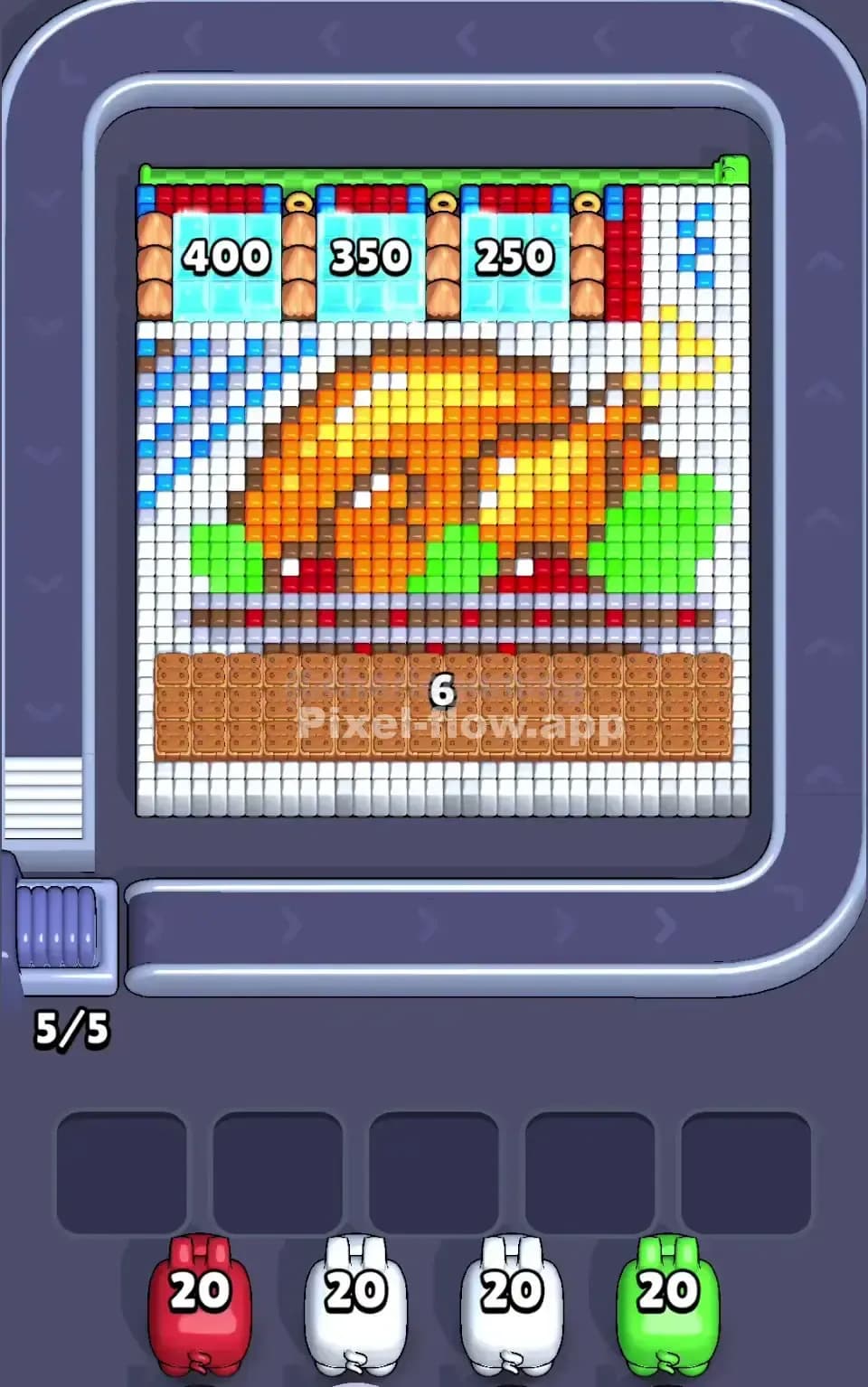 Pixel Flow Level 483 Screenshot