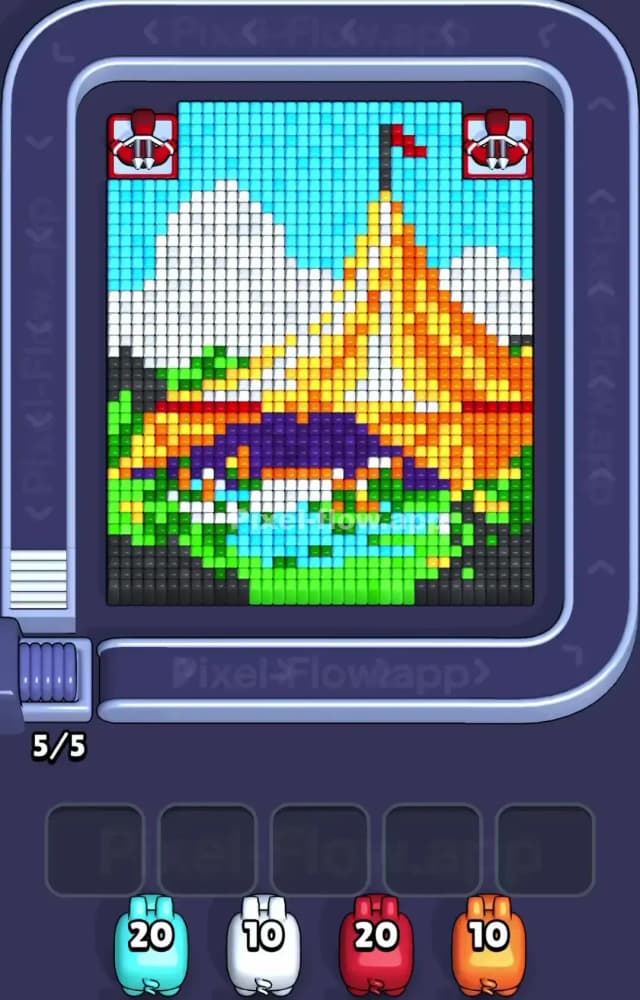Pixel Flow Level 1532 Gameplay