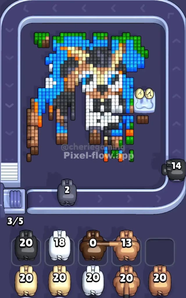 Pixel Flow Level 779 Solution 2