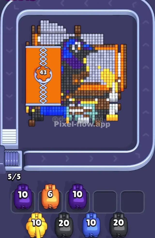 Pixel Flow Level 1641 Solution 1