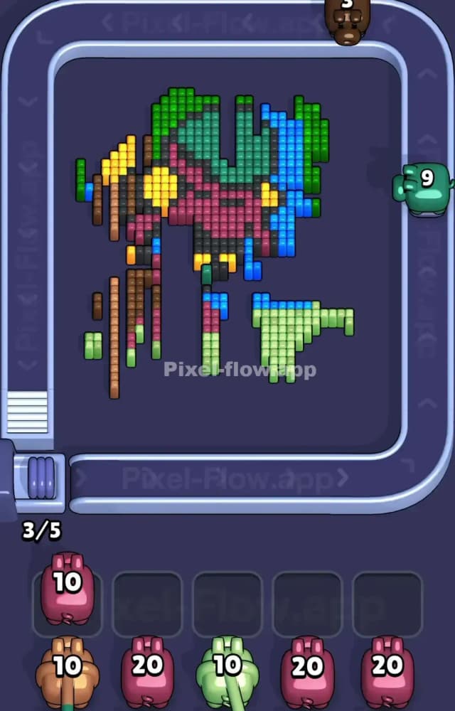 Pixel Flow Level 1152 Solution 2