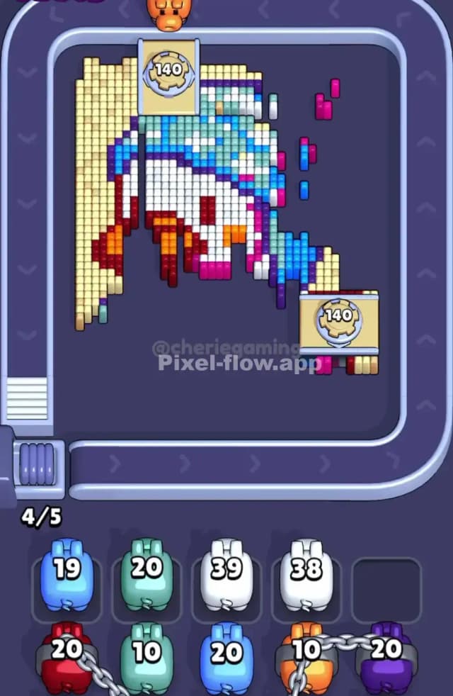 Pixel Flow Level 1605 Solution 2