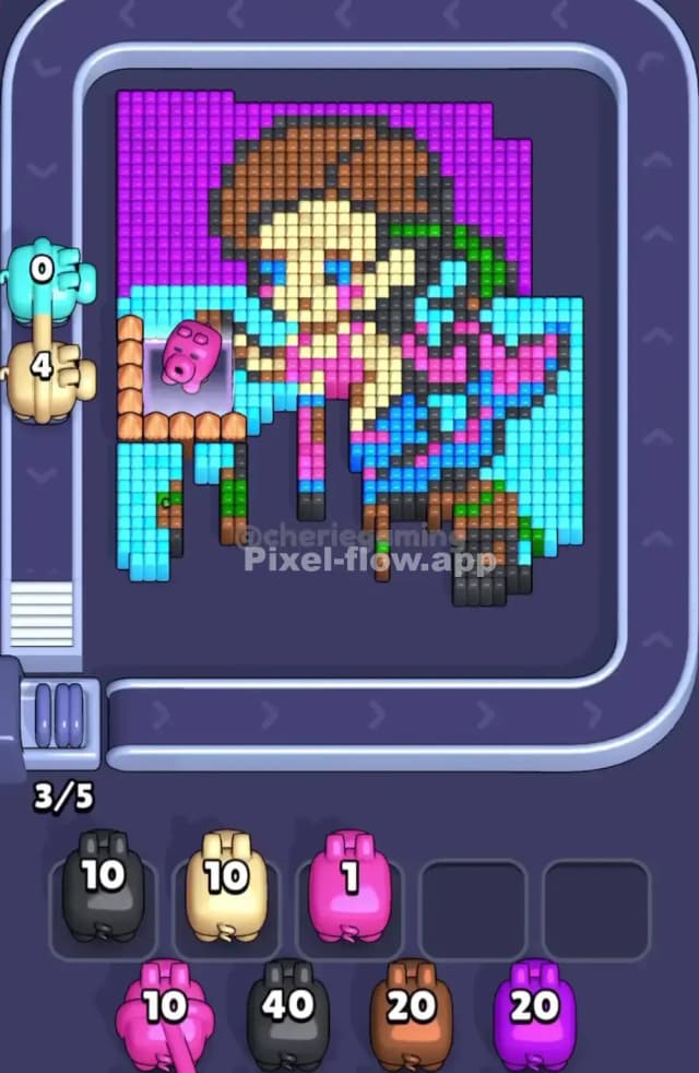 Pixel Flow Level 1833 Solution 1