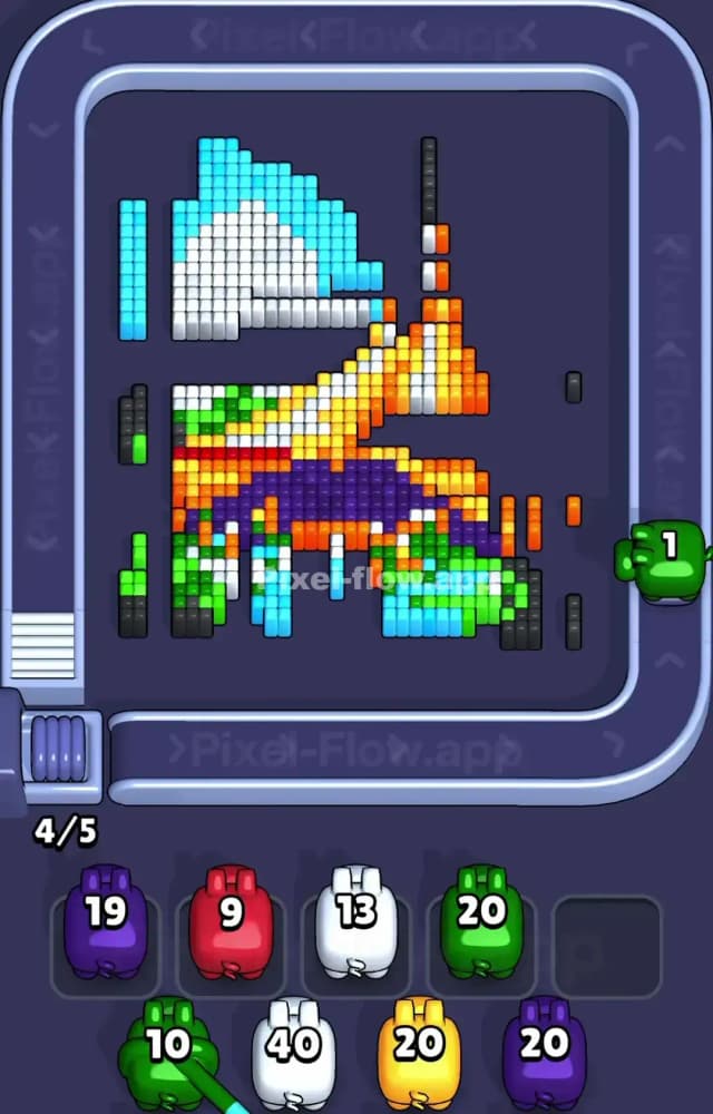 Pixel Flow Level 1532 Solution 2