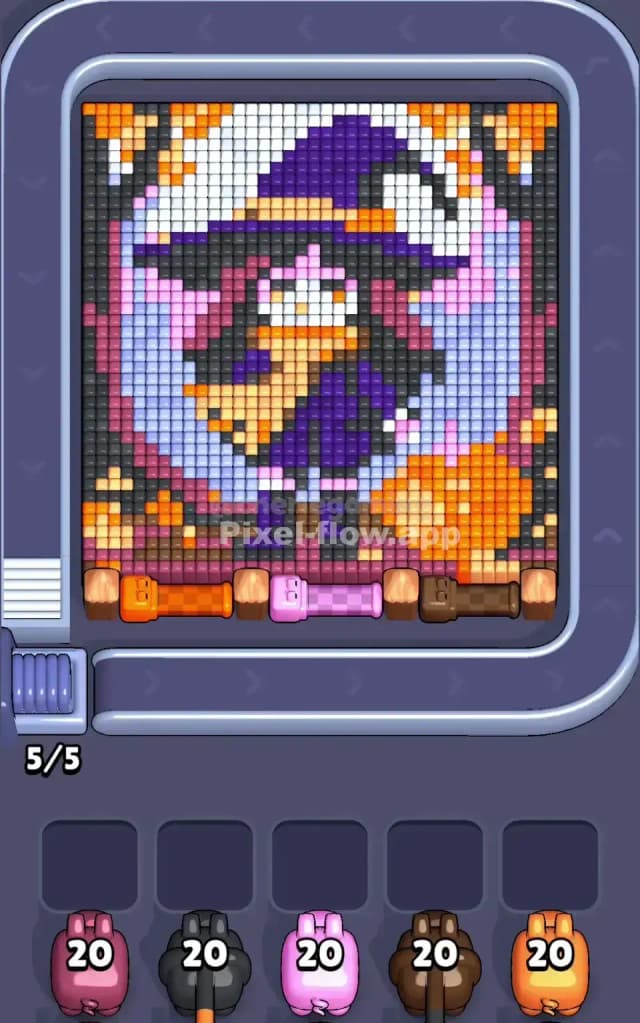 Pixel Flow Level 455 Gameplay