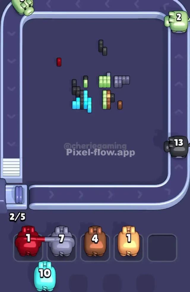 Pixel Flow Level 1824 Solution 3