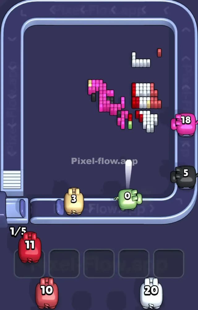 Pixel Flow Level 1515 Solution 3