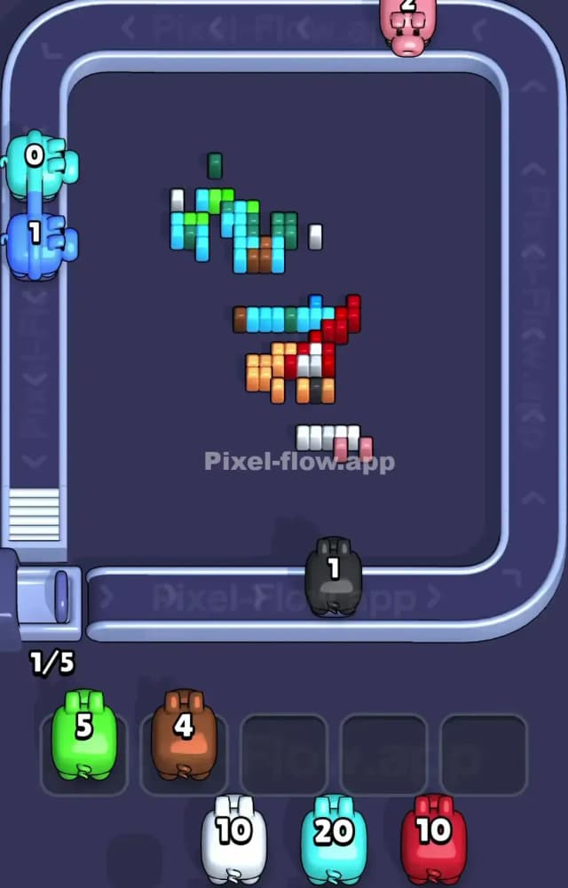 Pixel Flow Level 1479 Solution 3